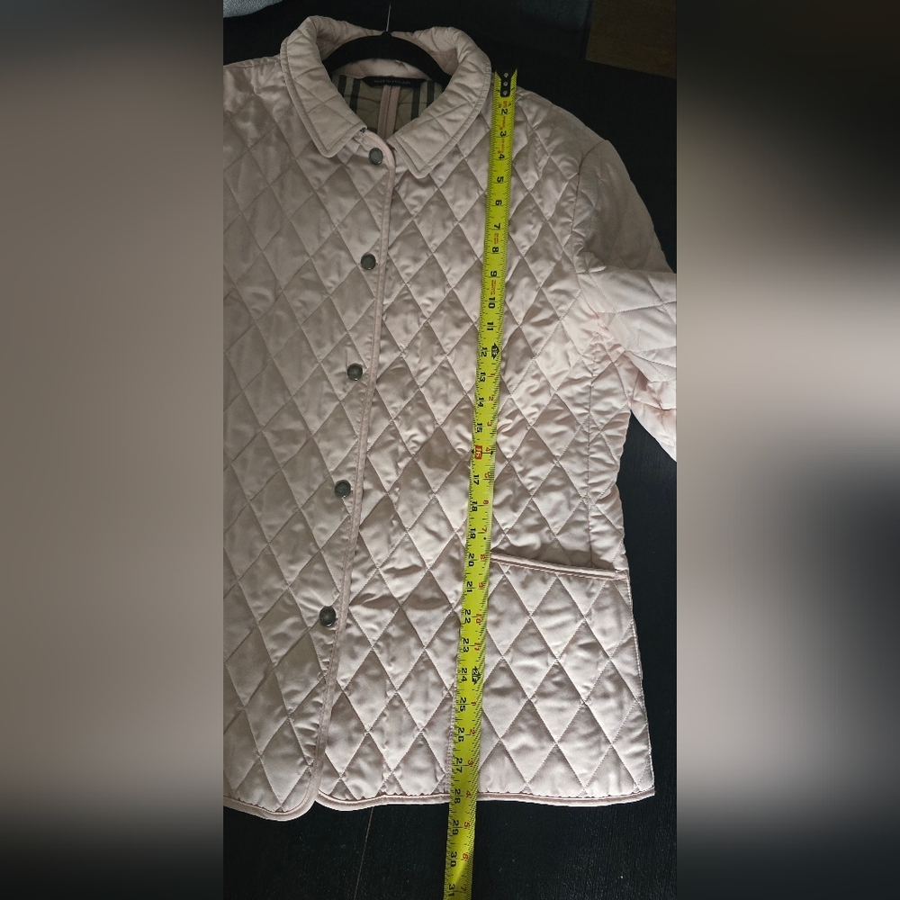 Burberry PINK Nova Check Quilted Jacket - Picture 11 of 14